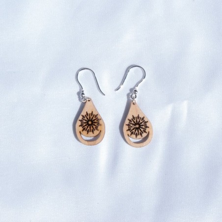 Boucles d'oreilles soleil